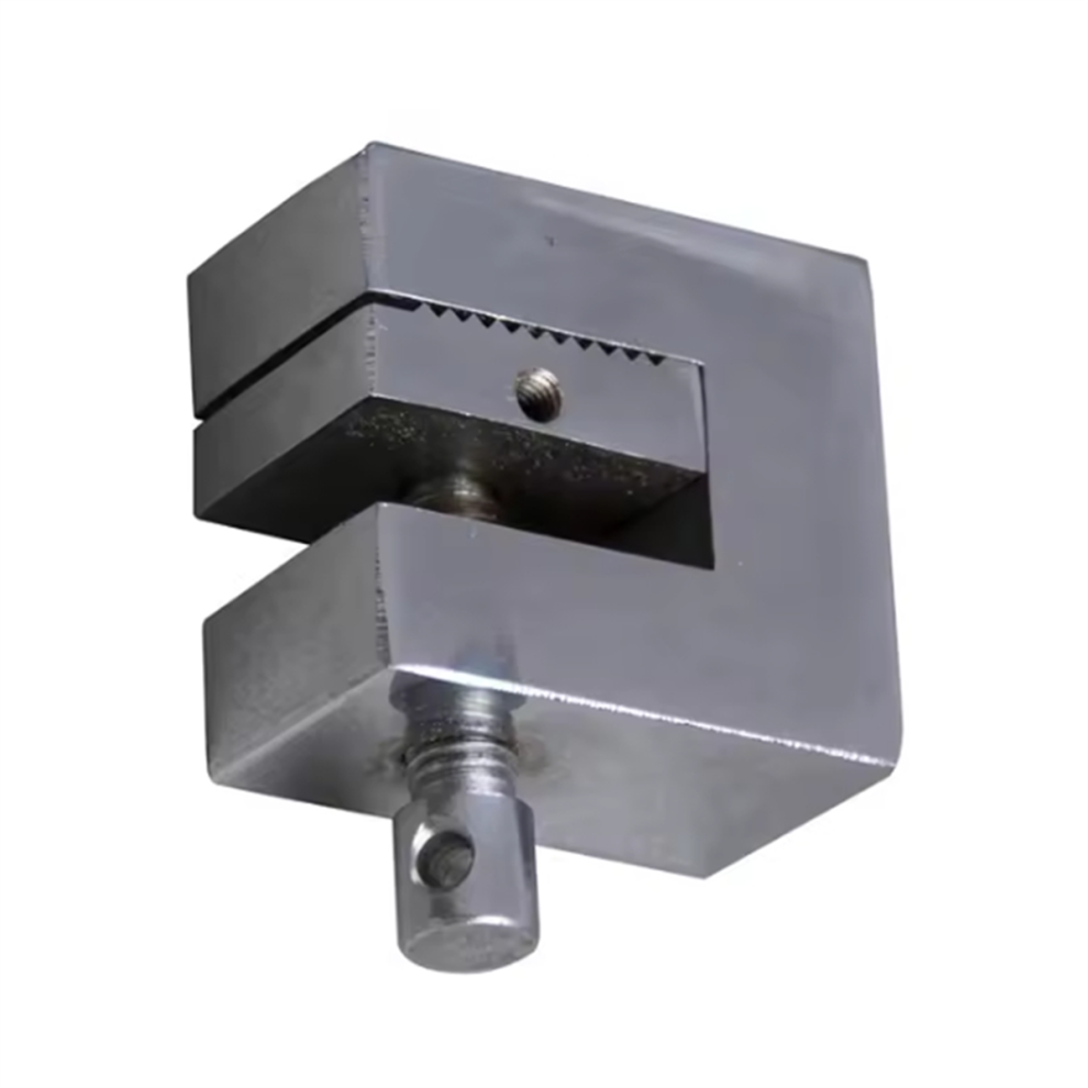 Pince de serrage à dents droites, banc d'essai simple, jauge de force de poussée et de traction, casier fixe