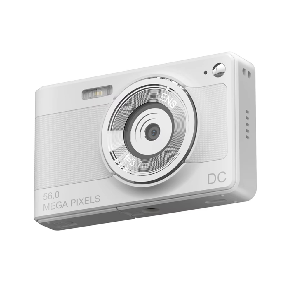 1080P Digital Camera Video Camcorder 56Mp 2.8 Inch Ips Screen 8X Zoom Gift For Kids White 4852394641965