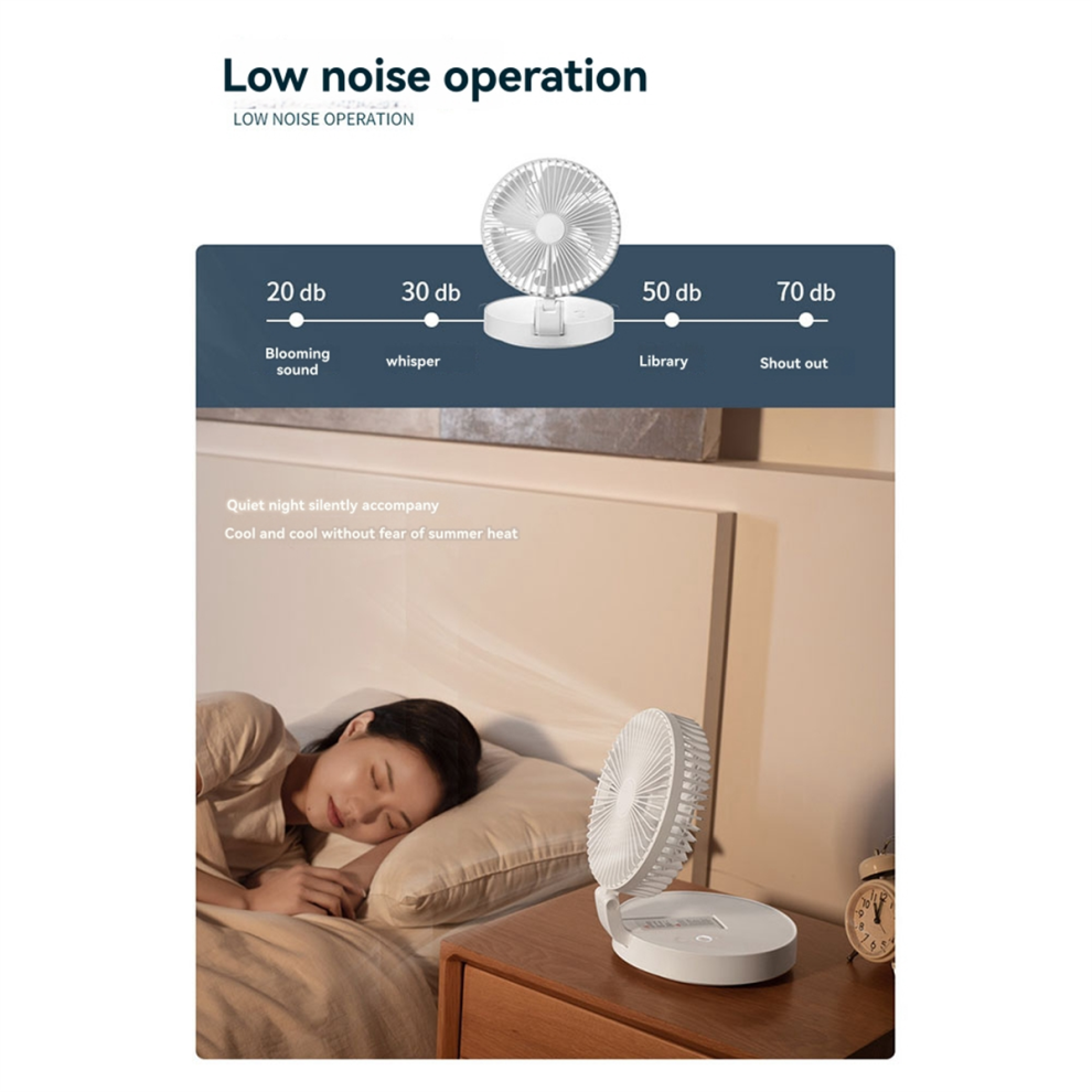 Portable Versatile 4-Season Fan with Flexible Wireless Folding Wall Hanging Year-Round Comfort White-image-OPC-PGMFRQP-NEW