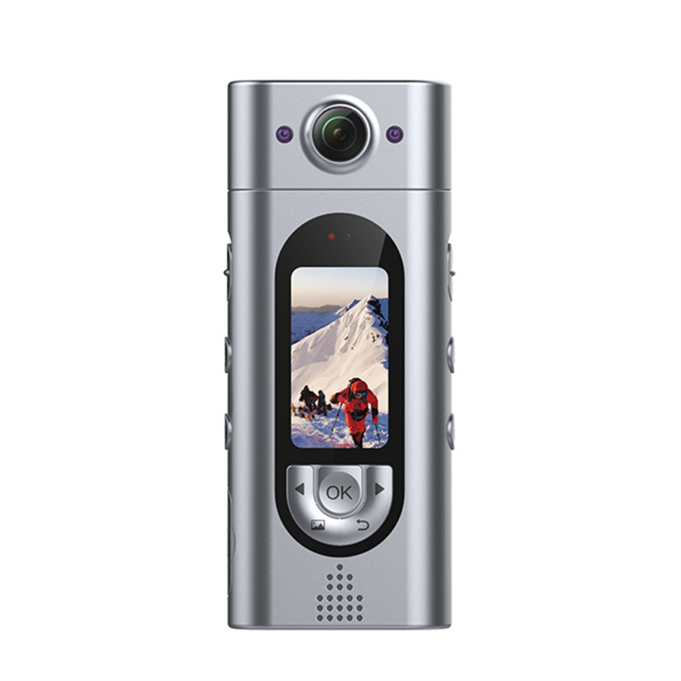 Sports Camera Outdoor Cycling Wifi Portable Chest Wearable 1080P Hd Law Enforcement Silver 4852394643358