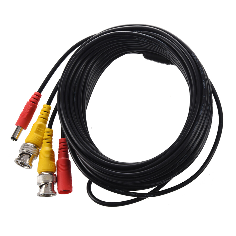 10M 33Ft Security Video/ Power Cable Bnc + Plug Combination For Cctv Camera 4852394645901