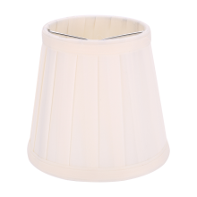 Fabric Chandelier Lampshade Holder Clip on Sconce Beside Bed Lamp Hanging Light, light yellow