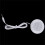 Mini White 3 5mm Pillow Speaker for CD Radio MP3 Player 6