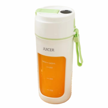 Portable USB Juicer Blender - 6-Blade 1200mAh Handheld Mini Mixer for Fruit & Smoothies, Green