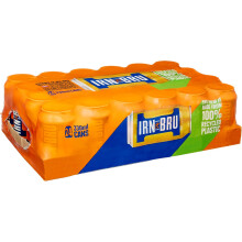 IRN-BRU Regular 24 x 330ml Cans - Original Full-Sugar Scottish Fizzy Drink with Bold, Unmistakable Flavor
