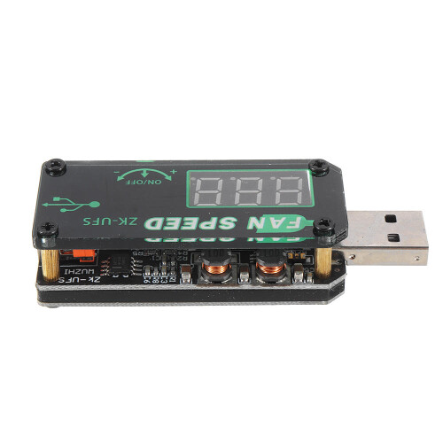 (with housing) 5V USB Cooling Fan Governor LED Dimming Module Low Power Timer Board 2