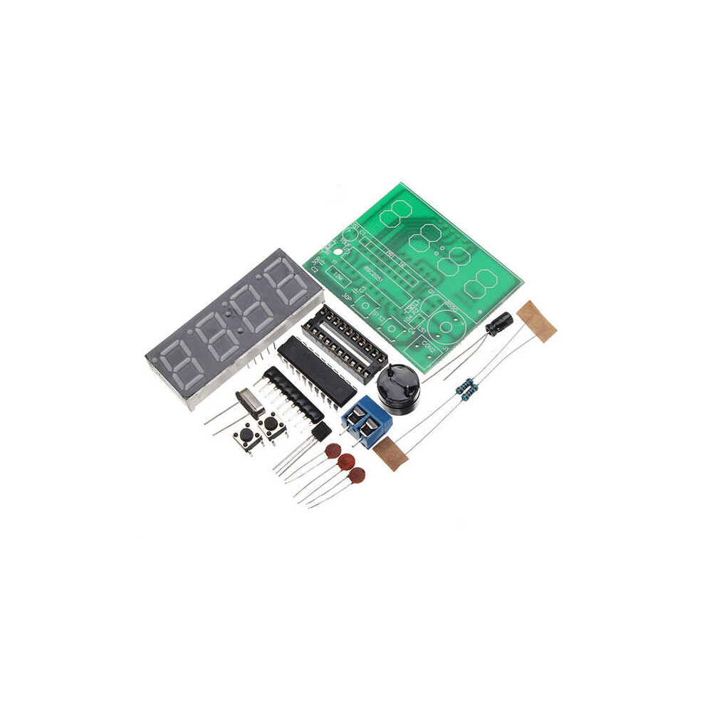 C51 4 Bits Electronic Clock Electronic Production Suite Diy Kits 8727971241622