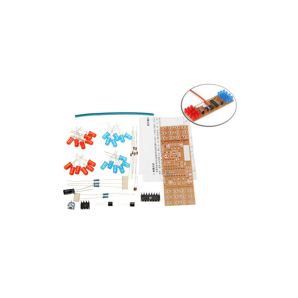 Photos - Educational Toy GreenZech 5Pcs DIY Double Color LED Flash Lights Kit Electronic Production NE555+CD4017 Practice Learning Kit 