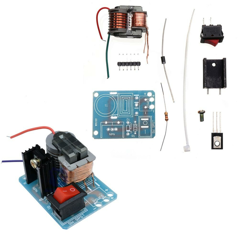 Inverted Step Up High Voltage Generator Arc Igniter Coil Module 15Kv High Frequency Transformer Kit 8727971237632