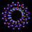 (Red) DIY Spherical Spectrum Light Cube LED Flash Kit Electronic Learning Kits 10