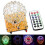 (Red) DIY Spherical Spectrum Light Cube LED Flash Kit Electronic Learning Kits 1