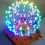 (Red) DIY Spherical Spectrum Light Cube LED Flash Kit Electronic Learning Kits 5