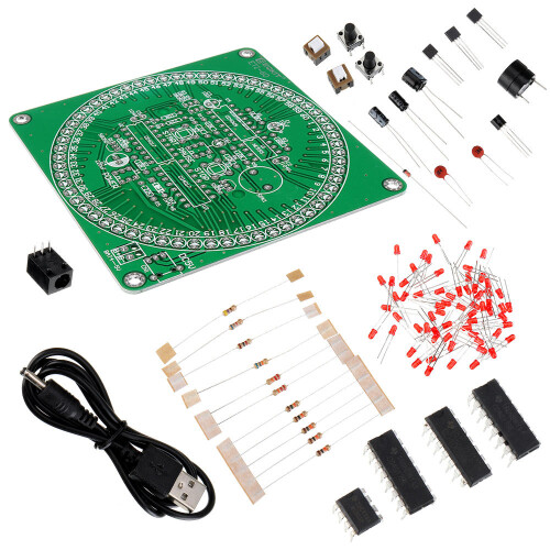 3pcs 60 Seconds Electronic Timer Kit DIY Parts Soldering Practice Board 2