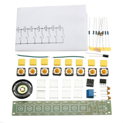10Pcs DIY NE555 Electronic Organ Teaching Kit 2