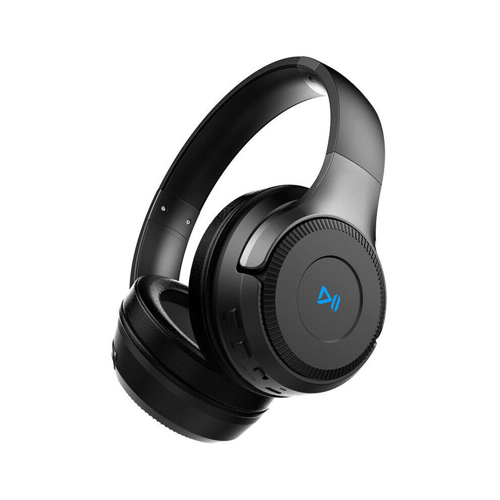 (Black+Gold) Stereo Wireless Bluetooth Headphone Foldable Touch Control TF Card Headset with Mic