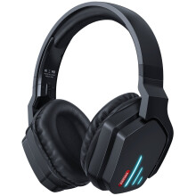 Bluetooth Gaming Headset Stereo Noise Cancellation Wireless Headphones Headset with LED for Laptop Computer