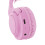 (Pink) Portable Foldable Kids Headphone Bluetooth Wireless Headset Built-in Mic with Type-C Charging 4
