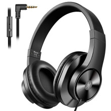 Wired 3.5mm Headphones Portable Stereo Over Ear Headband Headset With Mic For Computer PC Laptop PS4