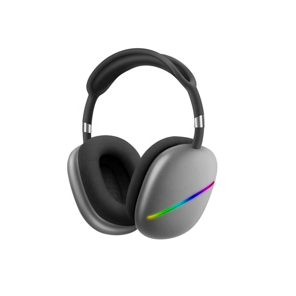 (With ) Bluetooth Wireless Headphones Hi-Fi Bass Stereo Game Rgb Tf Fm Music Cool Sport Earphones With Mic Light 6112212294109