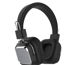 (Brown) Wireless Bluetooth 5.0 Headphone On-Ear Wired Headset Foldable Stereo Over-Ear Headset with Mic Support TF Card