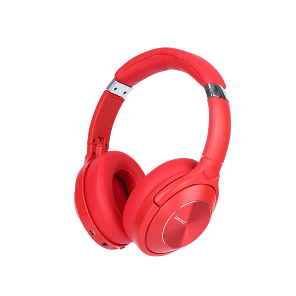 (Red) Wireless Bluetooth Headphones Super Bass Stereo HD Noise Reduction Earphone AUX-In Head-Mounted Gaming Headset with Mic-image-OPC-PGMFX66-NEW