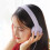 (Black) Stereo Metal Wired Control Headphone Foldable Headset With Mic for Smart phone 5