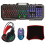 Gaming Headphone with Keyboard Mouse Pad Wired LED RGB Backlight Bundle Set 2