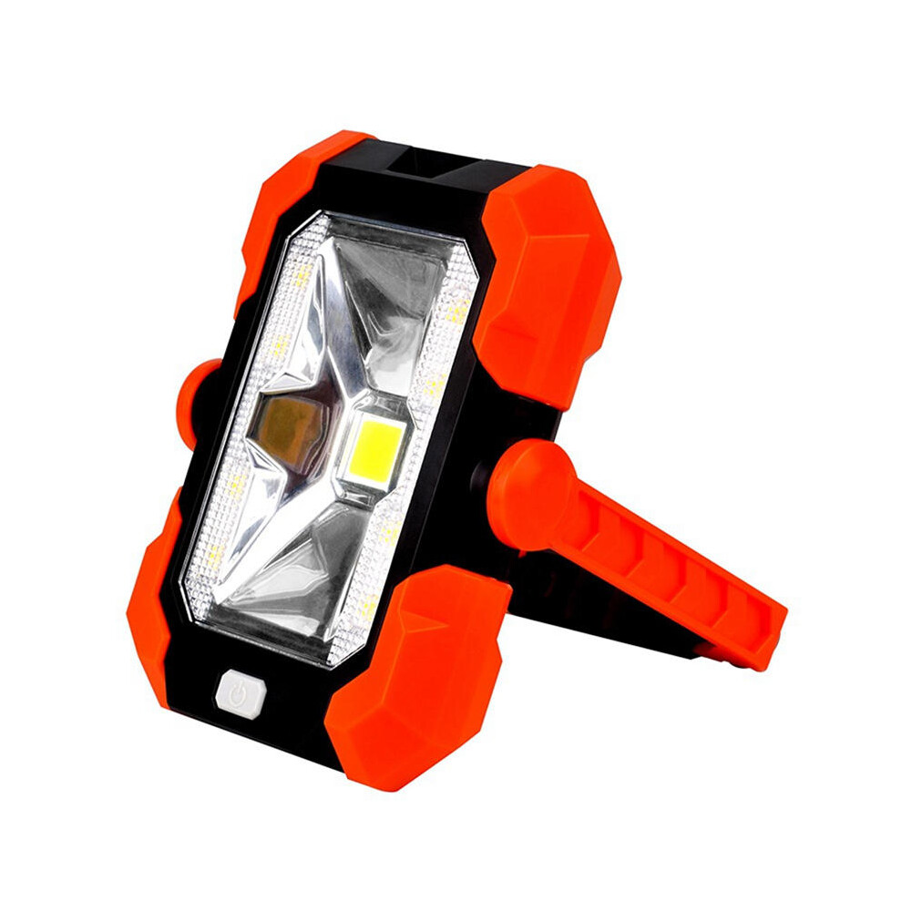 6W Solar Power LED Camping Lantern Portable Work Light Waterproof Magnet Emergency Lamp Power Bank