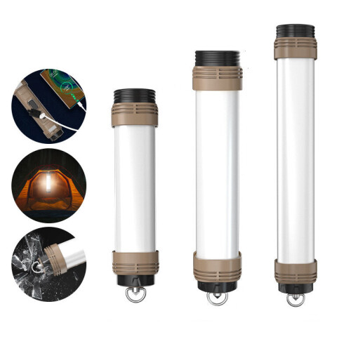 (21cm) LED Emergency Light Outdoor Waterproof Tent Camping Lamp Rechargeable Multi-function Glare Camping Flashlight 1