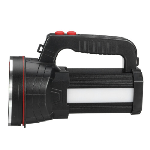 Spotlight Super Bright LED Flashlight 2 Modes USB Rechargeable Floodlight LED Flashlight Fishing Hunting 2