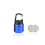 (Black) 3W Mini LED Pocket Portable Keychain COB Flashlight Camping Light DC3V 3