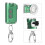 Mini Double-switch Keychain Lamp USB Charging Flashlight Camping Lantern Light Portable Flashlight Waterproof Super Bright 9