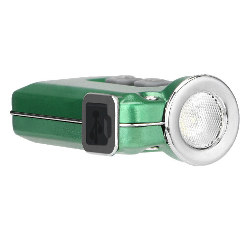 Mini Double-switch Keychain Lamp USB Charging Flashlight Camping Lantern Light Portable Flashlight Waterproof Super Bright 2
