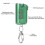 Mini Double-switch Keychain Lamp USB Charging Flashlight Camping Lantern Light Portable Flashlight Waterproof Super Bright 10