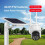 Solar Panel Power Supply IP Camera 4G Two Way Audio Waterproof Cloud Storage IR Vision Outdoor Security Camera 4