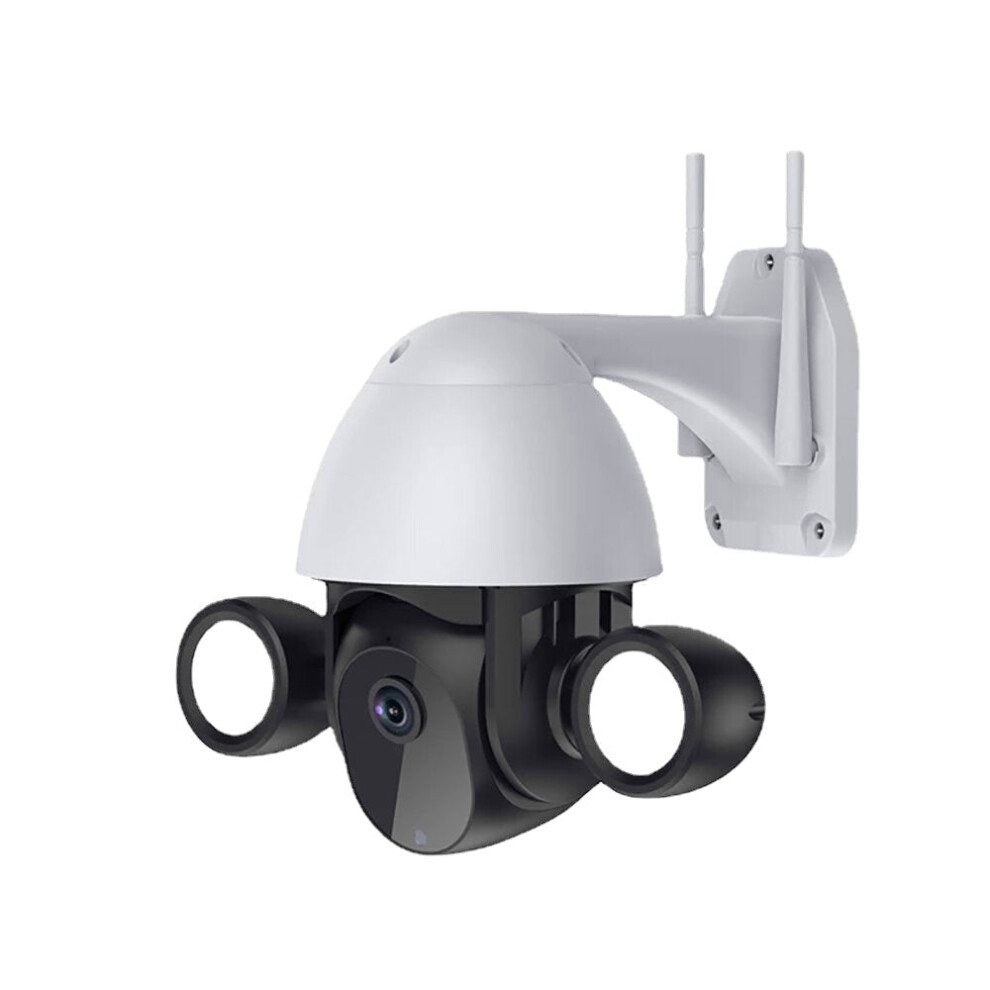 (EU Plug) Wifi Camera 3MP 4.0XZoom Dual Lens Video Surveillance Smart AI Auto Tracking Audio Calling Outdoor Waterproof CCTV