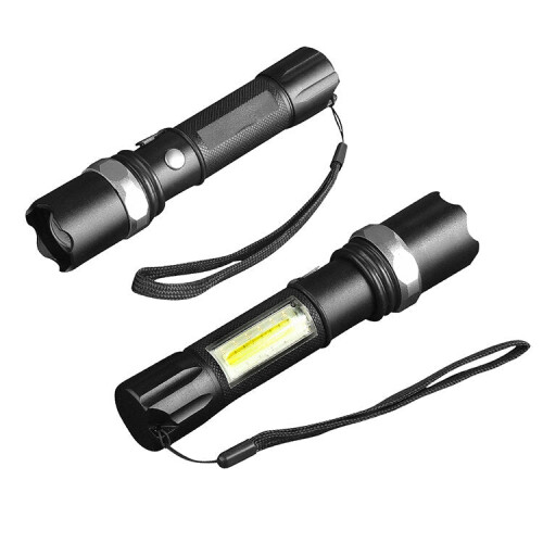 1000Lumens 3Modes Front & Side Lights Red & Blue & White Lights LED Flashlight 1