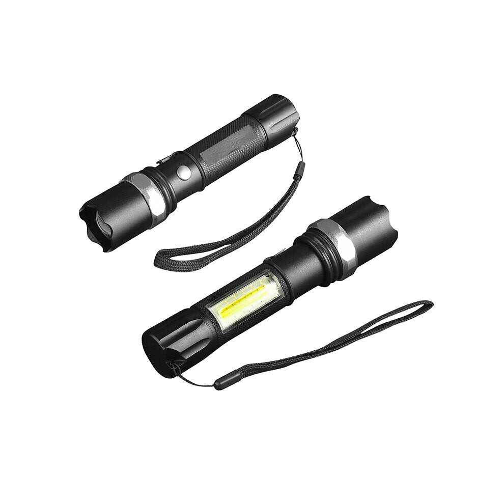 1000Lumens 3Modes Front & Side Lights Red & Blue & White Lights LED Flashlight-image-OPC-PGMFXS6-NEW