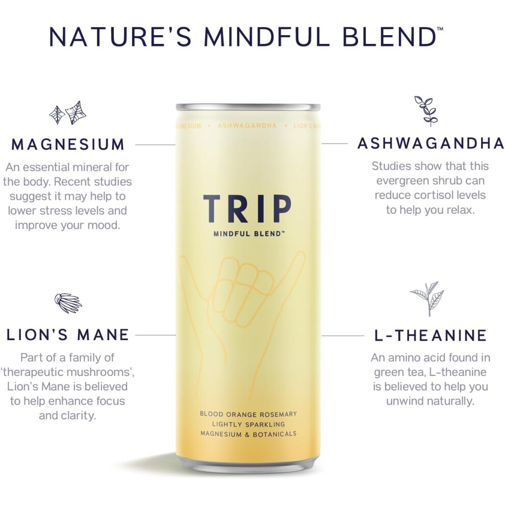 TRIP Mindful Blends - Mixed Pack Sparkling (Pack of 12 x 250ml)