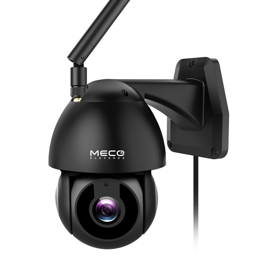 (Black, Us Plug) 1080P Pan/Tilt/8X Zoom Security Camera Two Way Audio Ai Humanoid Detection 4250937612784