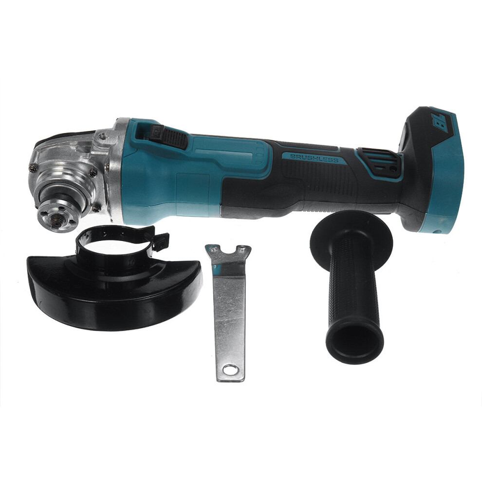(Blue) Electric Brushless Cordless Angle Grinder M10 125mm Cut for Makiita 18V Battery