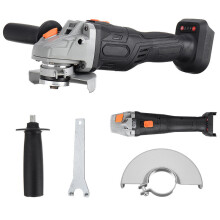 (Blue, 100mm) 100/125MM Display 800W Electric Angle Grinder Rech argeable Polishing Cutting Machine Hand Grinder Tool Adapted To 18V Makita Battery