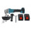 (One Battery) 125mm Brushless Angle Grinder Rechargeable Adjustable Speed Angle Grinder With Battery 9