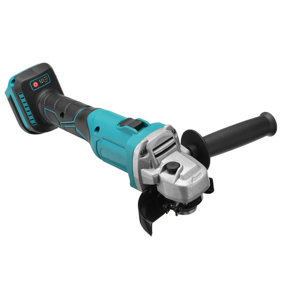 (Blue, 100mm) 18V 100mm/125mm Cordless Brushless Angle Grinder 3 Gears Polishing Grinding Cutting Machine 11000RPM For Makiita 18V Battery