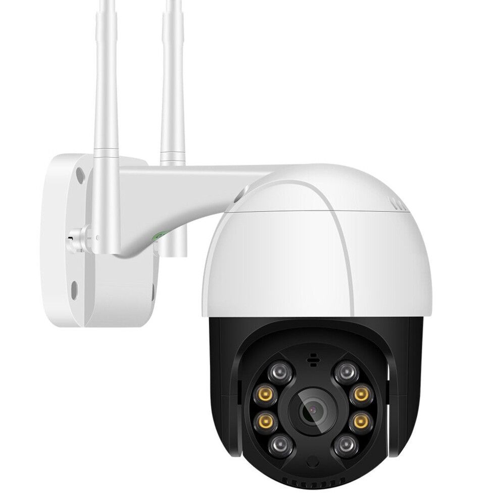 (EU Plug) 8LED 1080P 2 Megapixel Smart IP Camera 270 Camera Speed Dome Camera APP Remote Monitor CCTV Monitor IP66 Outdoor Security Surveillance