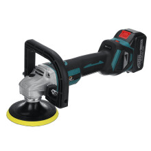 (Without Battery) 588VF 6 Speed 2 In 1 Cordless Angle Grinder Car Polisher Brushless Electric Angle Grinder Grinding Machine Fit Makiita