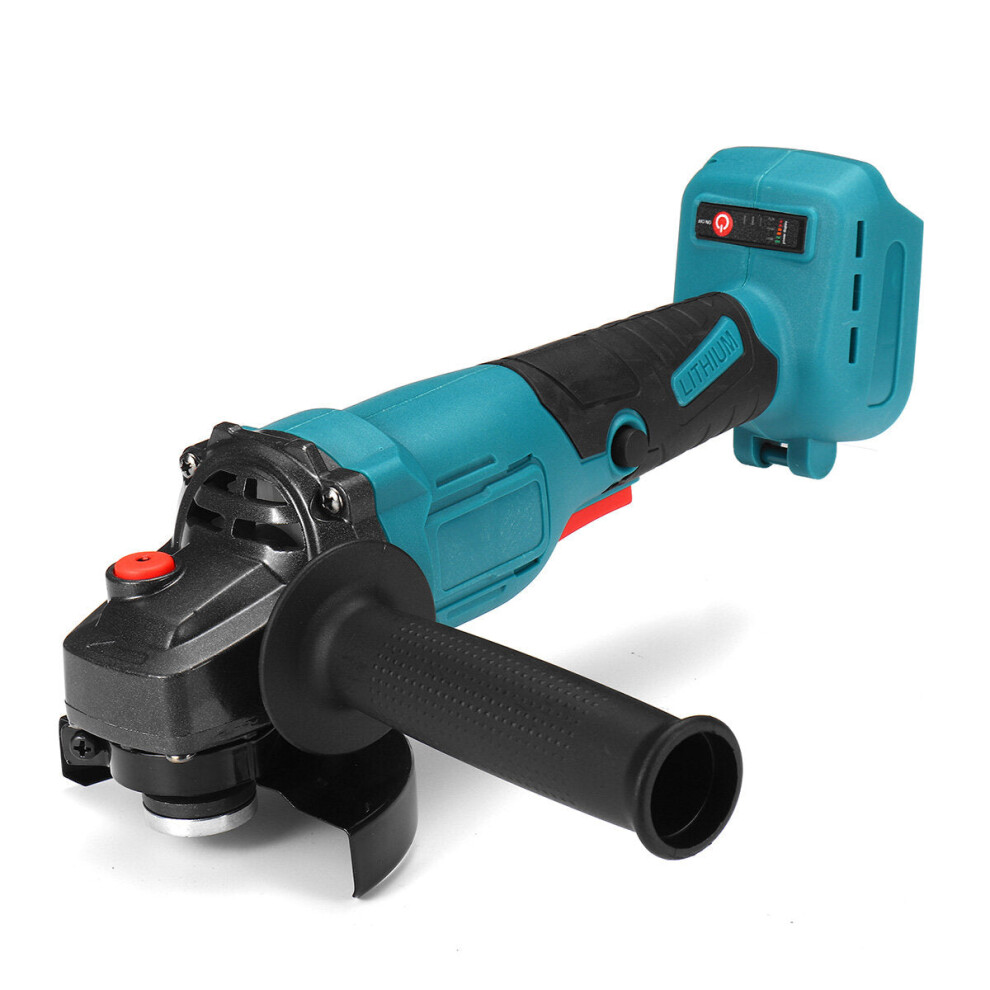 (Blue) 800W 100mm Electric Angle Grinder Cordless Brushless Polishing Machuine Cut Off Tool For Makita 18V Battery