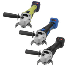 (Green, 100mm) 125mm/100mm Brushless Cordless Angle Grinder Variable Speed DIY Electric Cutting Grinder Machine Power Tools For Makiita 18V Battery