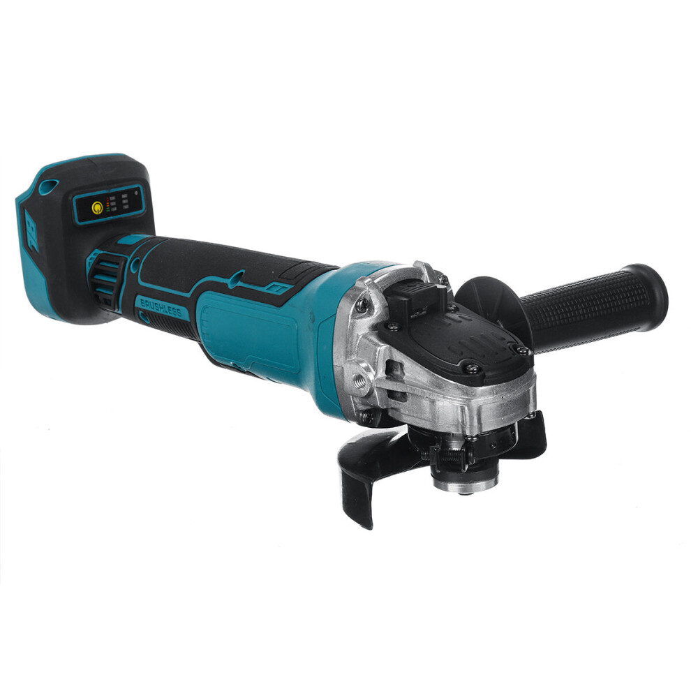 (Two Batteries, 125Mm) 388Vf 100Mm/125Mm Brushless Angle Grinder Rechargeable Electric Cutting Grinding Tool 1138392138298