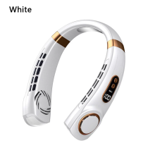 12000mAh Bladeless Lazy Neck Fan Portable USB Rechargeable Mini Hanging Cooler